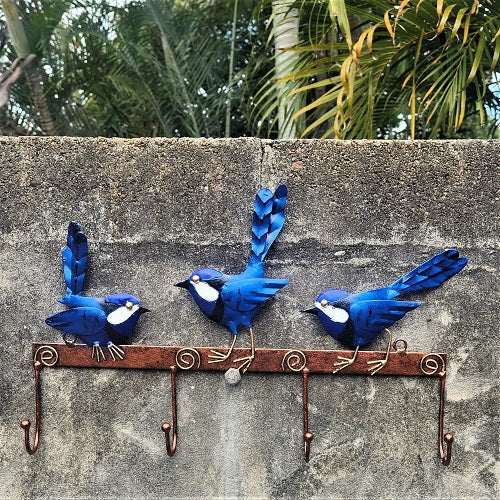 Blue Wren Hooks - Just-Oz