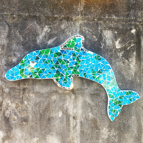 Mosaic Dolphin 50cm - Just-Oz