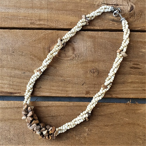 Stone Cluster Necklace - Just-Oz