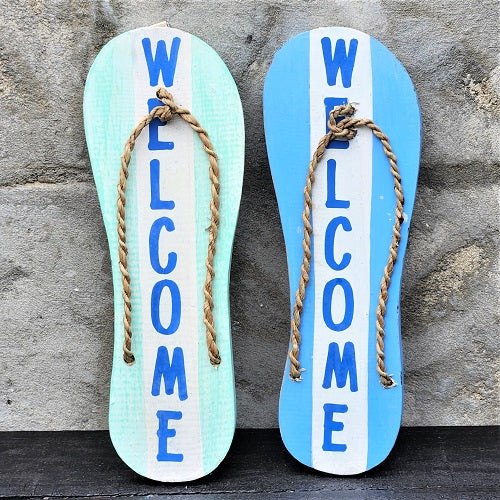 Welcome Thongs Sayings Medium - Just-Oz