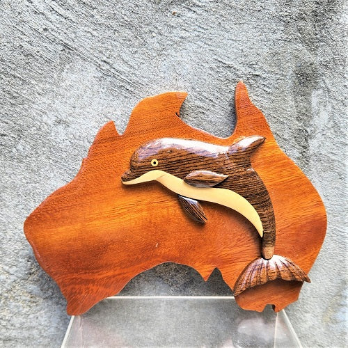 Dolphin Australia Wall Plaque - Just-Oz