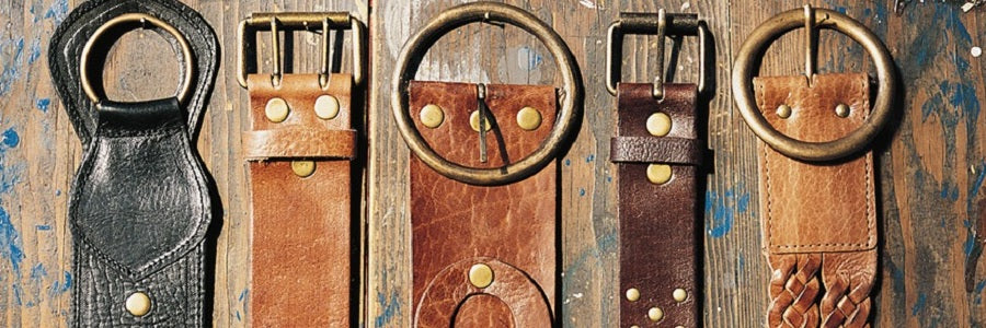 LEATHER BAGS AND BELTS