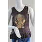 Singlet with Fringe - Ganesh - Just-Oz
