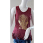 Singlet with Fringe - Ganesh - Just-Oz