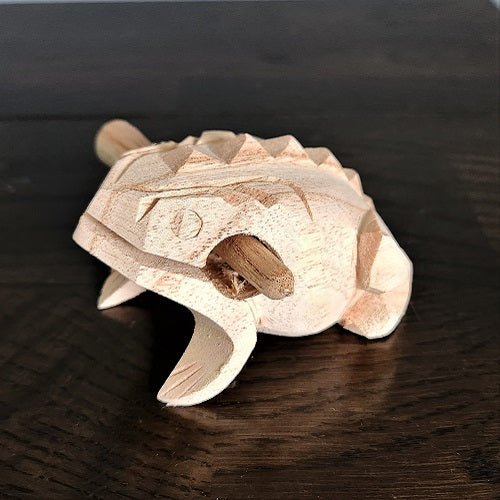 Musical Wooden Frog