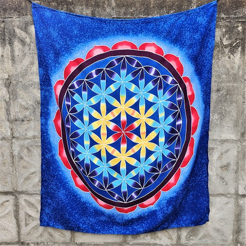 AF032E Mandala Flower Wall Hanging