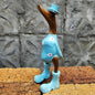 Wooden Duck Painted Flower - Just-Oz