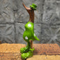Wooden Duck Painted Flower - Just-Oz