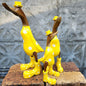 Wooden Duck Painted Flower - Just-Oz