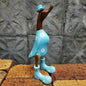 Wooden Duck Painted Flower - Just-Oz