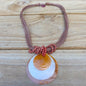Pack of 10 Capize Shell Necklace 2 Colour