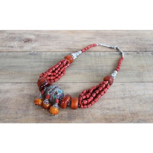 Moroccan Necklace Tribal. - Just-Oz