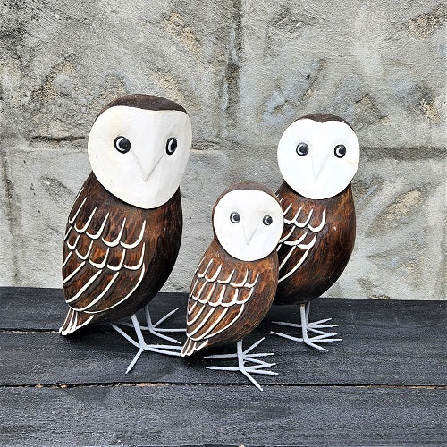 Owls Sitting Wire Legs