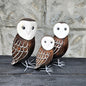 Owls Sitting Wire Legs