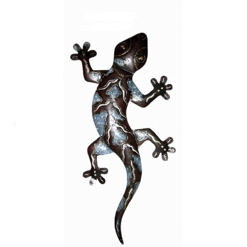 Extra Large Gecko Metal Wall Art - Just-Oz