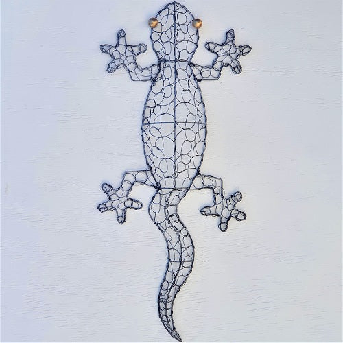 Wire Gecko Twisted 3D Small