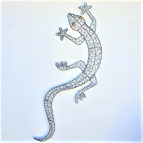 Wire Gecko Twisted 3D Large