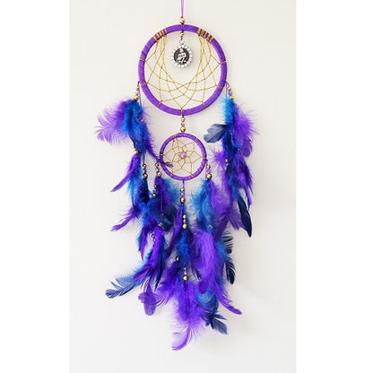 Zodiac Dream Catcher with Coloured Pendant - Just-Oz