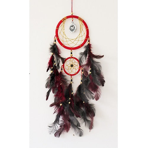 Zodiac Dream Catcher with Coloured Pendant - Just-Oz