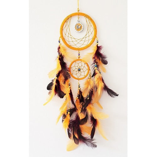 Zodiac Dream Catcher with Coloured Pendant - Just-Oz