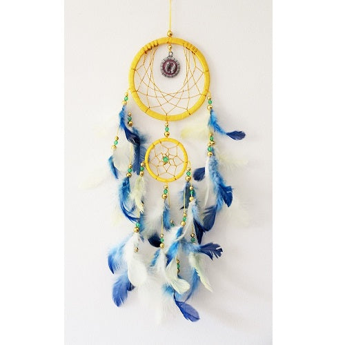 Zodiac Dream Catcher with Coloured Pendant - Just-Oz