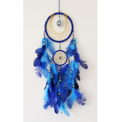 Zodiac Dream Catcher with Coloured Pendant - Just-Oz