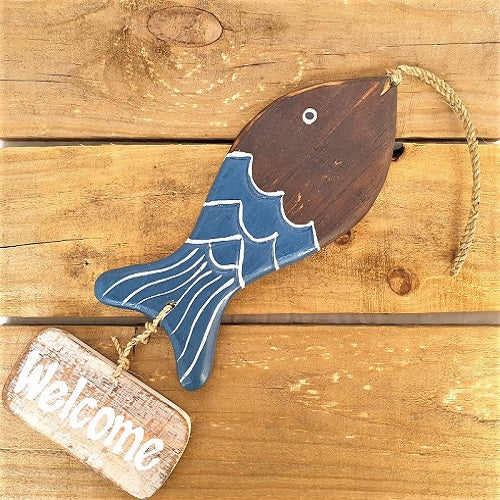 Fish Welcome Hanger - Just-Oz