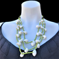 Necklace 3 String Bead and Shell - Just-Oz
