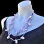 Necklace 3 String Bead and Shell - Just-Oz
