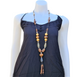 Necklace Big Wood Bead