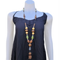 Necklace Big Wood Bead