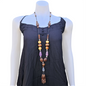 Necklace Big Wood Bead