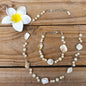 Shell Necklace & Bracelet Set - Just-Oz