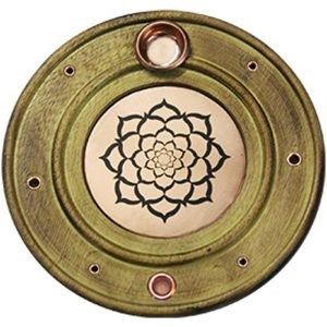 Ash Catcher Round Flat Lotus - Just-Oz