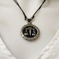 Necklace Pewter Zodiac Sign Round