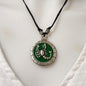 Necklace Pewter Zodiac Sign Round
