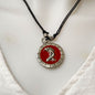 Necklace Pewter Zodiac Sign Round
