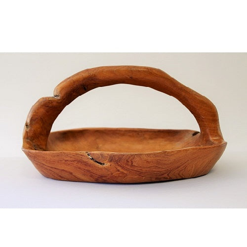 Teak Wood Basket - Just-Oz