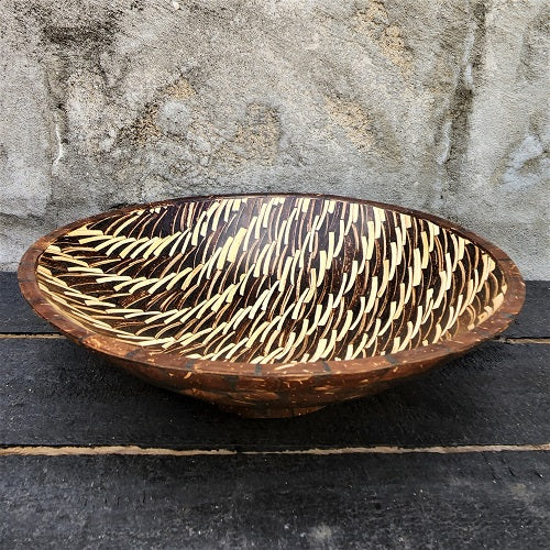 Coconut Shell Salad Bowl 25cm