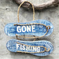 Gone Fishing Thongs Medium - Just-Oz
