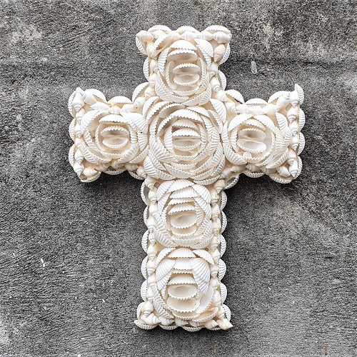 Shell Cross Wall Hanging